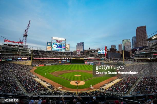 General view during a game between the Minnesota Twins and New York Yankees on June 9, 2022 at Target Field in Minneapolis, Minnesota.