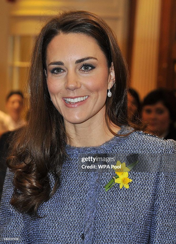 Queen Elizabeth II, Camilla, Duchess Of Cornwall And Catherine, Duchess Of Cambridge Visit Fortnum & Mason Store