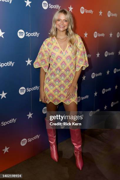 Carter Faith visits Spotify House during CMA Fest at Ole Red on June 10, 2022 in Nashville, Tennessee.