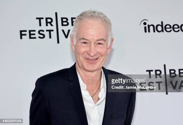 John McEnroe attends the "McEnroe" premiere during the 2022 Tribeca Festival at SVA Theater on June 10, 2022 in New York City.