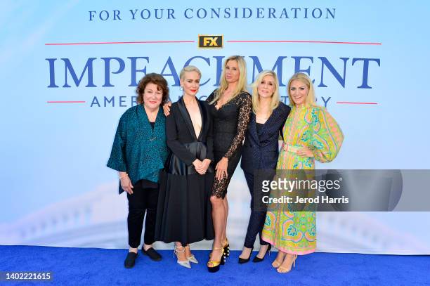 Margo Martindale, Sarah Paulson, Mira Sorvino, Judith Light, and Annaleigh Ashford attend 20th Television and FX's "Impeachment: American Crime...