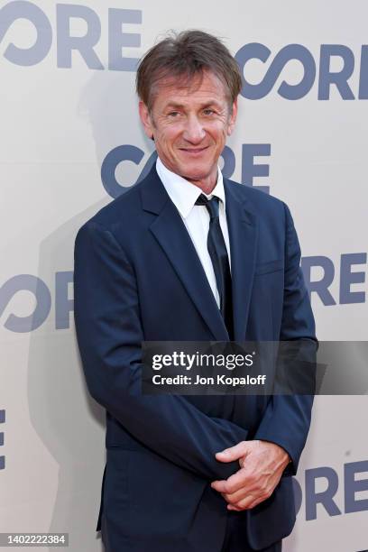 Sean Penn attends The 2022 CORE Gala, hosted by Sean Penn and Ann Lee, at Hollywood Palladium on June 10, 2022 in Los Angeles, California.