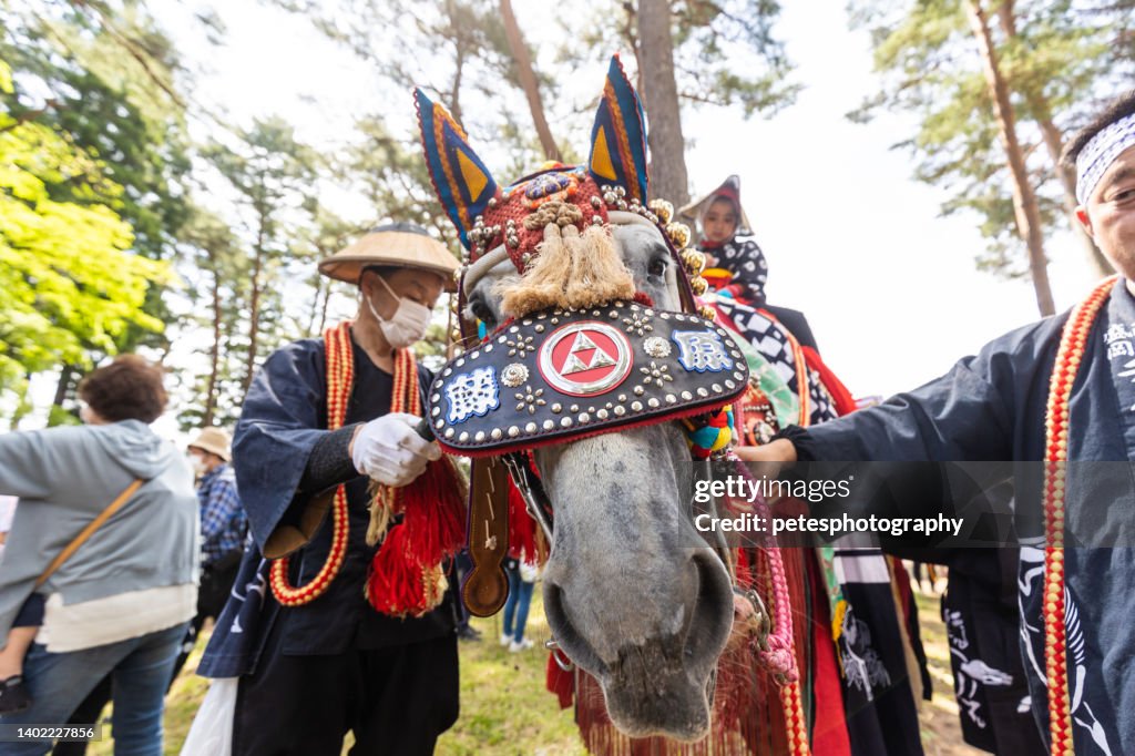 Chagu Chagu Umakko horse festival Iwate, Japan
