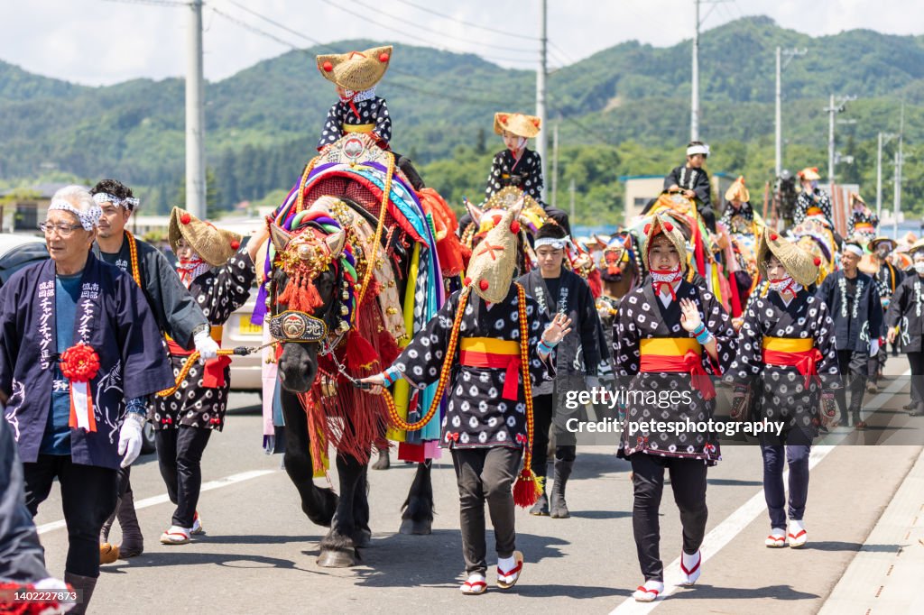 Chagu Chagu Umakko horse festival Iwate, Japan