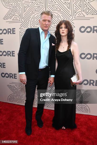 Josh Homme and Camille Homme attend the 2022 CORE Gala hosted by Sean Penn and Ann Lee at Hollywood Palladium on June 10, 2022 in Los Angeles,...