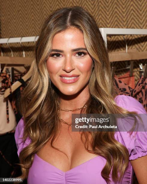 Reality TV Personality JoJo Fletcher attends the VIP launch party of Cupshe x JoJo Fletcher at Belles Beach House on June 10, 2022 in Venice,...