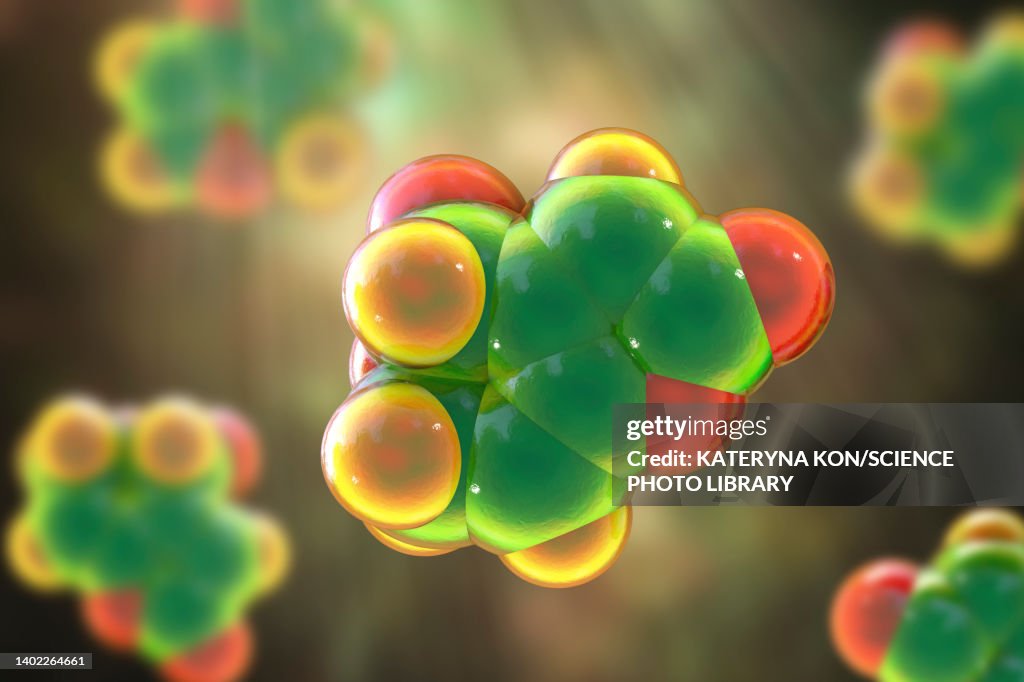 Patulin Mycotoxin Molecule Illustration High-Res Vector Graphic - Getty ...