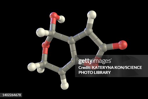 Patulin mycotoxin molecule, illustration Patulin mycotoxin molecule, illustration