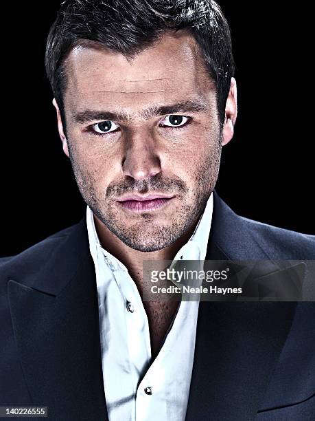 Reality tv personality Mark Wright is photographed for Live, Night & Day magazine on November 1, 2011 in London, England.