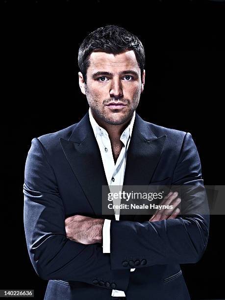 Reality tv personality Mark Wright is photographed for Live, Night & Day magazine on November 1, 2011 in London, England.