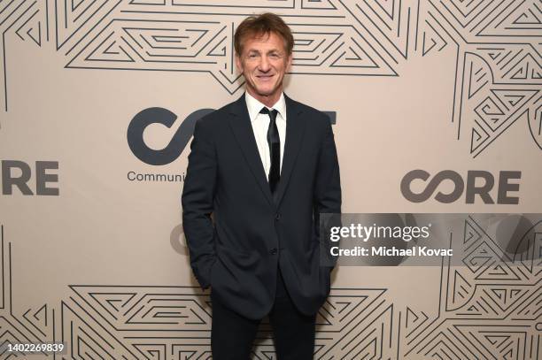 Sean Penn attends CORE Gala 2022: A Gala Dinner To Benefit CORE's Crisis Response Efforts Across The World at Hollywood Palladium on June 10, 2022 in...