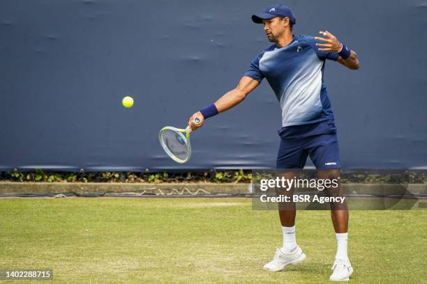 Marcelo Melo of Brasil during the Men's Doubles Semi Finals match between Raven Klaasen of South Africa and Marcelo Melo of Brasil and Matthew Ebden...