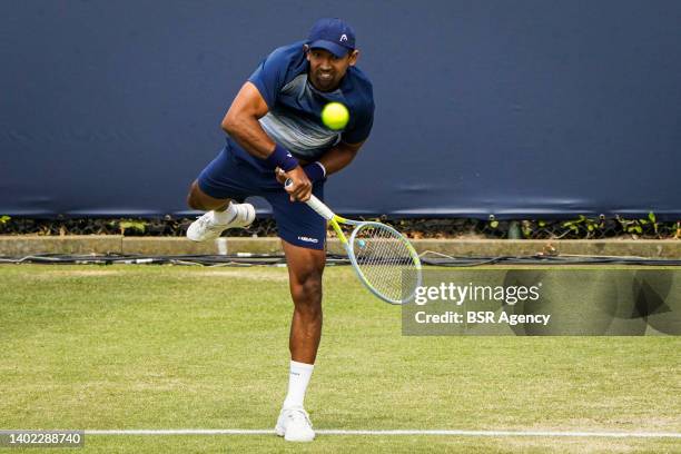 Marcelo Melo of Brasil during the Men's Doubles Semi Finals match between Raven Klaasen of South Africa and Marcelo Melo of Brasil and Matthew Ebden...