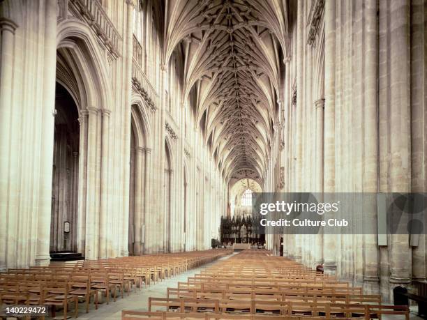 View of the nave, remodelled by William of Wykeham from c.1394