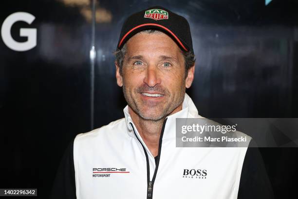 Actor Patrick Dempsey, from Dempsey Proton Racing Team, attends the 24 Hours of Le Mans race on June 11, 2022 in Le Mans, France.