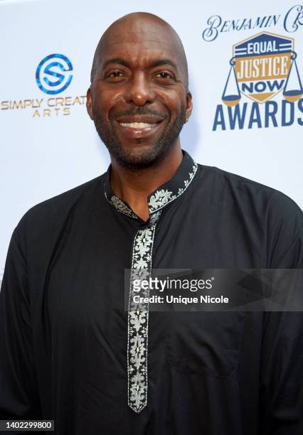 John Salley attends 2nd Annual Attorney Benjamin Crump Equal Justice Now Awards at Courtyard by Marriott Los Angeles LAX/Century Boulevard on June...