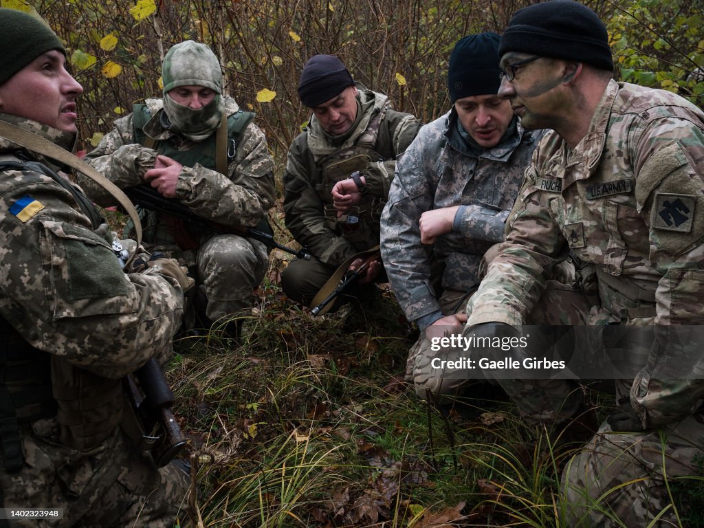US Army Trains Ukrainians At IPSC Base In Yavoriv