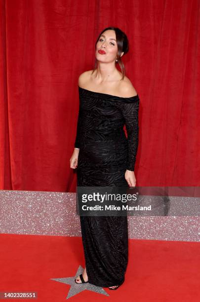 Julia Goulding attends the British Soap Awards 2022 at Hackney Empire on June 11, 2022 in London, England.