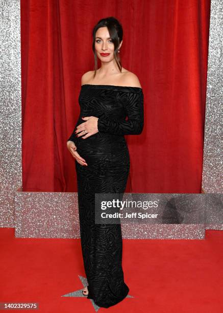 Julia Goulding attends the British Soap Awards 2022 at Hackney Empire on June 11, 2022 in London, England.