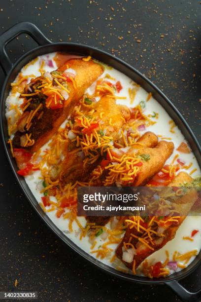 bread pakora chaat - south indian food stock pictures, royalty-free photos & images