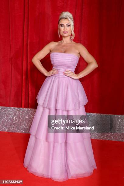 Billie Faiers attends the British Soap Awards 2022 at Hackney Empire on June 11, 2022 in London, England.