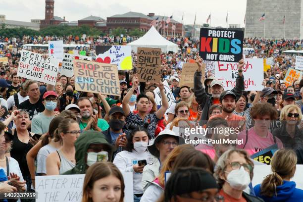 Genera view of March for Our Lives 2022 on June 11, 2022 in Washington, DC.