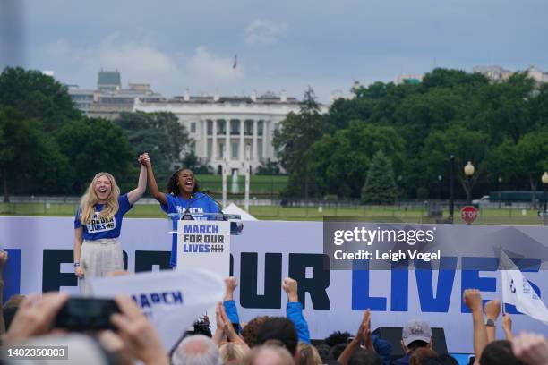 Yolanda King speaks during March for Our Lives 2022 on June 11, 2022 in Washington, DC. Yolanda King is the granddaughter of Martin Luther King Jr.,...