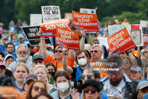 General view during March for Our Lives 2022 on June 11, 2022 in Washington, DC.