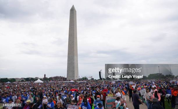 General view during March for Our Lives 2022 on June 11, 2022 in Washington, DC.