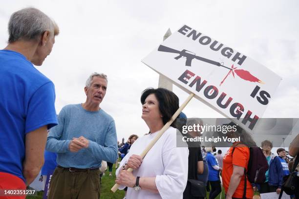 Participants attend March for Our Lives 2022 on June 11, 2022 in Washington, DC.