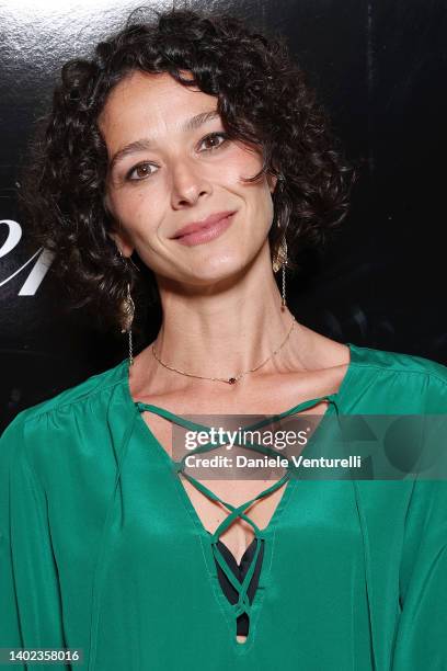 Nicole Grimaudo attends the Filming Italy 2022 red carpet on June 11, 2022 in Santa Margherita di Pula, Italy.