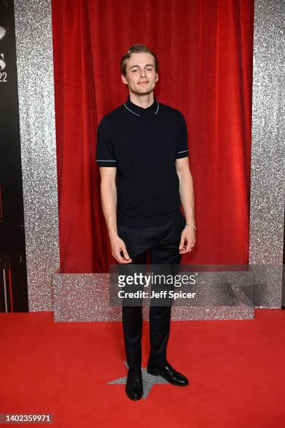 Dayle Hudson attends the British Soap Awards 2022 at Hackney Empire on June 11, 2022 in London, England.