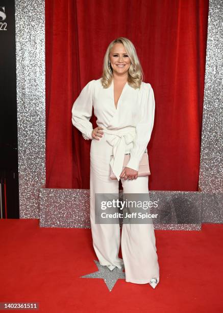 Amy Walsh attends the British Soap Awards 2022 at Hackney Empire on June 11, 2022 in London, England.