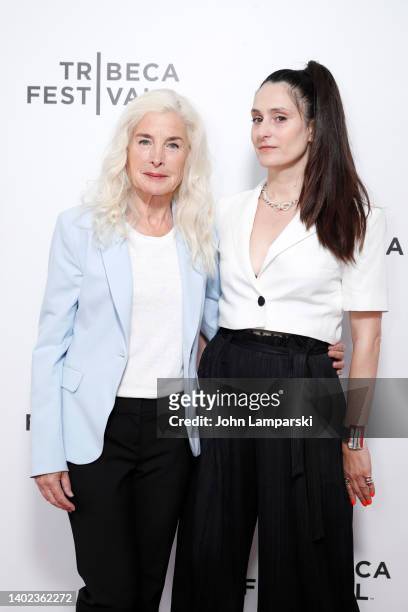 Blanche Baker and Tessa Louise-Salomé attend "The Wild One" premiere during the 2022 Tribeca Festival at Village East Cinema on June 11, 2022 in New...
