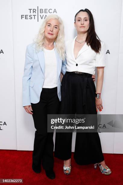 Blanche Baker and Tessa Louise-Salomé attend "The Wild One" premiere during the 2022 Tribeca Festival at Village East Cinema on June 11, 2022 in New...