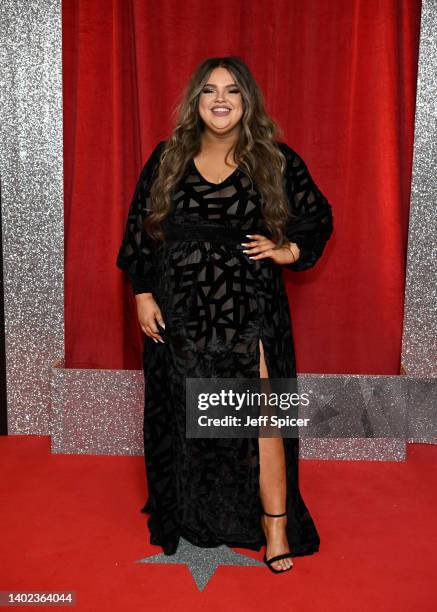 Lily Best attends the British Soap Awards 2022 at Hackney Empire on June 11, 2022 in London, England.