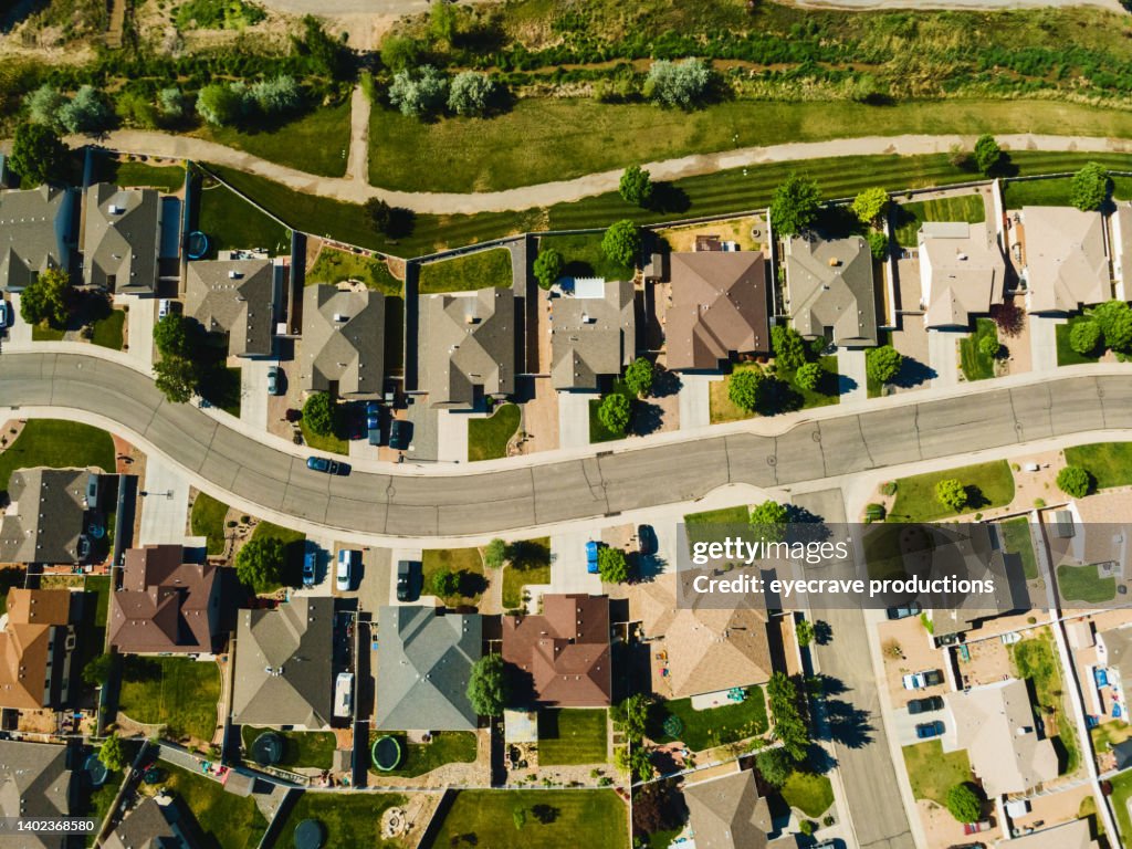 Western Colorado Residential Housing in the US both Single and Multiple Dwellings in Springtime Photo Series