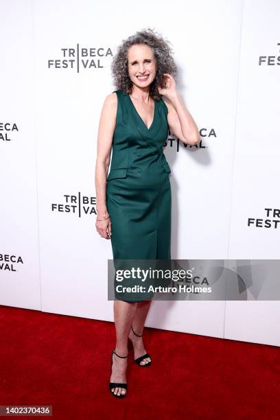 Andie Macdowell attends "Good Girl Jane" premiere during the 2022 Tribeca Festivalat Village East Cinema on June 11, 2022 in New York City.