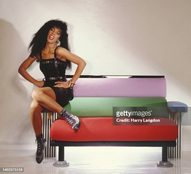 Singer Donna Summer poses for a portrait in 1980 in Los Angeles, California.