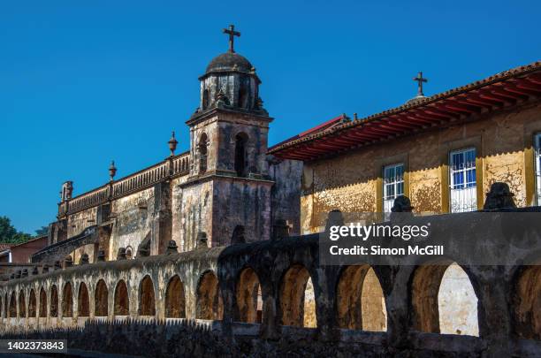 templo del sagrario [temple/church of the tabernacle], pátzcuaro, michoacán, mexico - a jacobin stock pictures, royalty-free photos & images