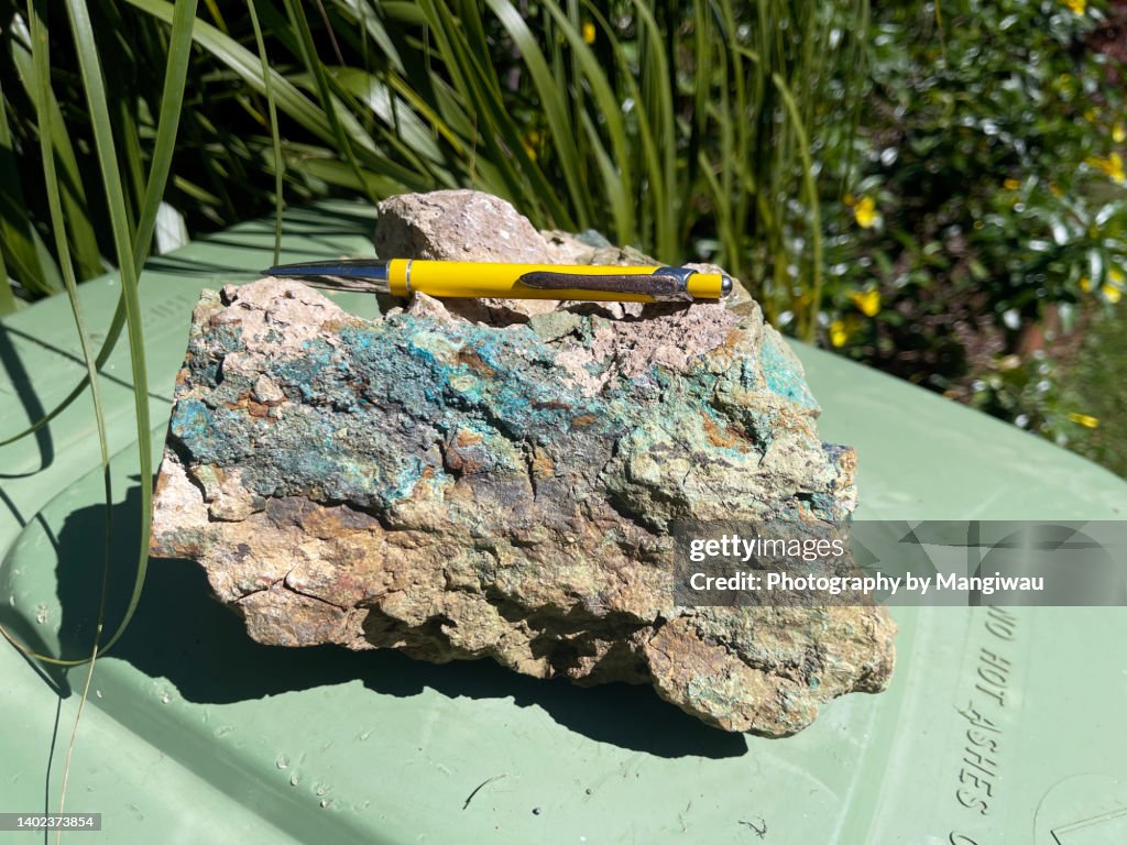 Copper Skarn Malachite