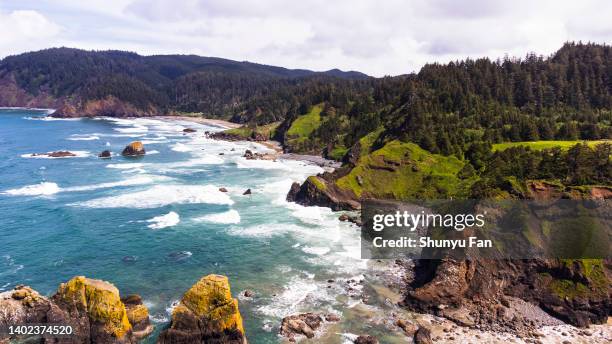 costa de oregon - noroeste - fotografias e filmes do acervo