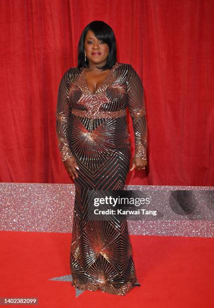 Tameka Empsonattends the 2022 British Soap Awards at Hackney Empire on June 11, 2022 in London, England.