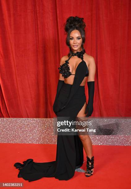 Chelsee Healey attends the 2022 British Soap Awards at Hackney Empire on June 11, 2022 in London, England.