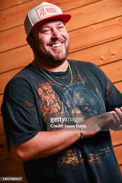 Mitchell Tenpenny attends SiriusXM's The Music Row Happy Hour Live On The Highway From Margaritaville on June 11, 2022 in Nashville, Tennessee.