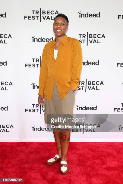Lena Waithe attends the premiere of Lena Waithe and Andrew Dosunmu’s Netflix Film BEAUTY at The Tribeca Festival on June 11, 2022 in New York City.