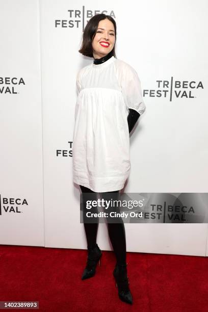 Sarah Lind attends "A Wounded Fawn" premiere during the 2022 Tribeca Festival at Village East Cinema on June 11, 2022 in New York City.