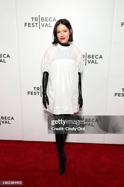 Sarah Lind attends "A Wounded Fawn" premiere during the 2022 Tribeca Festival at Village East Cinema on June 11, 2022 in New York City.