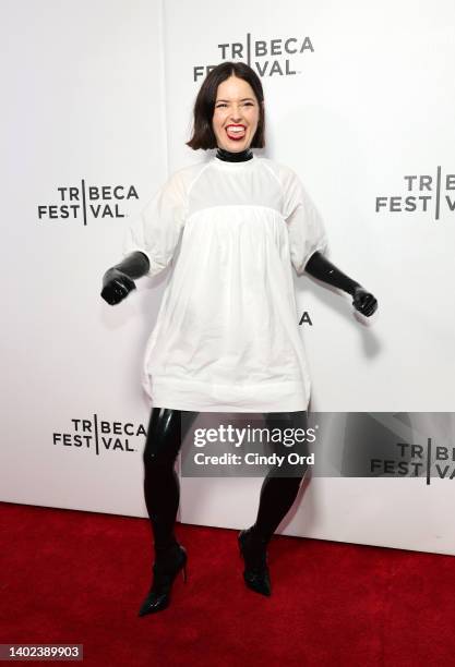 Sarah Lind attends "A Wounded Fawn" premiere during the 2022 Tribeca Festival at Village East Cinema on June 11, 2022 in New York City.