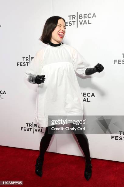 Sarah Lind attends "A Wounded Fawn" premiere during the 2022 Tribeca Festival at Village East Cinema on June 11, 2022 in New York City.